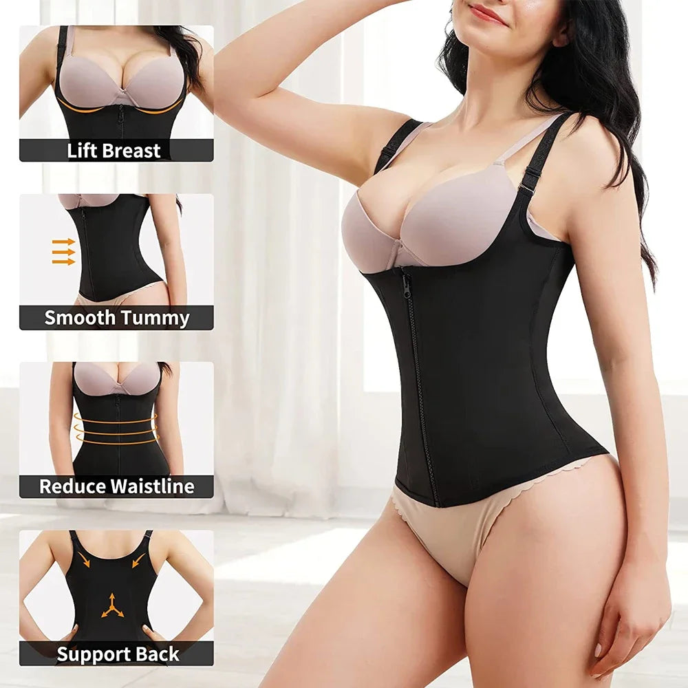 Sweat Sauna Waist Trainer Vest Shapewear