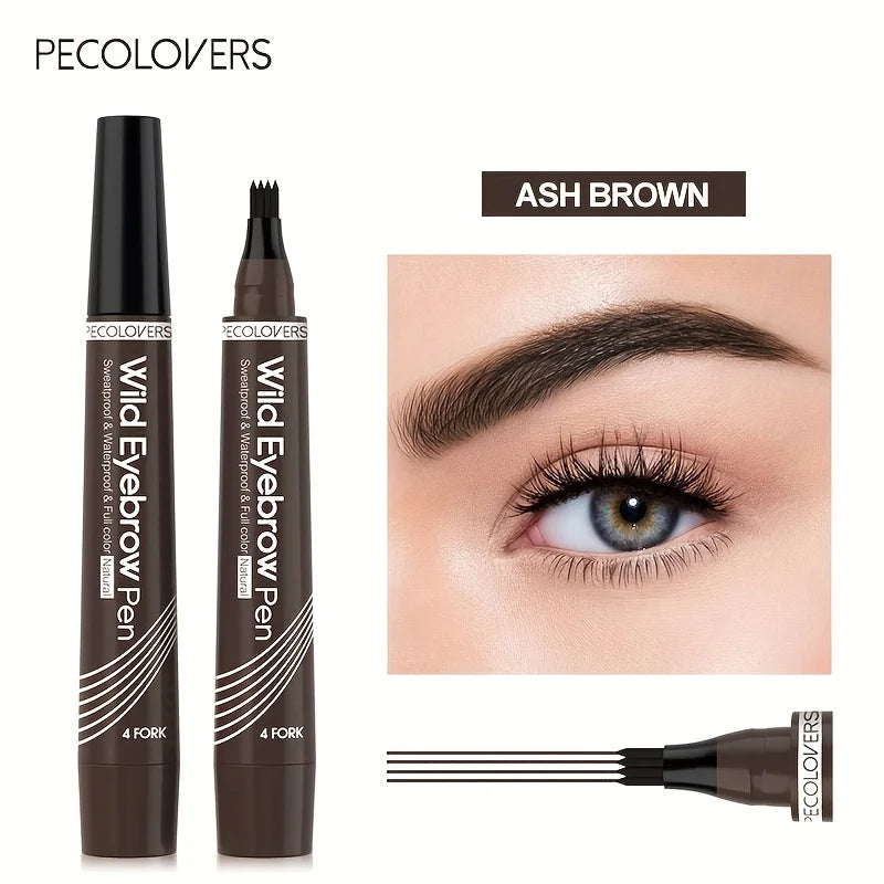4-Tip Waterproof Eyebrow Tattoo Pen
