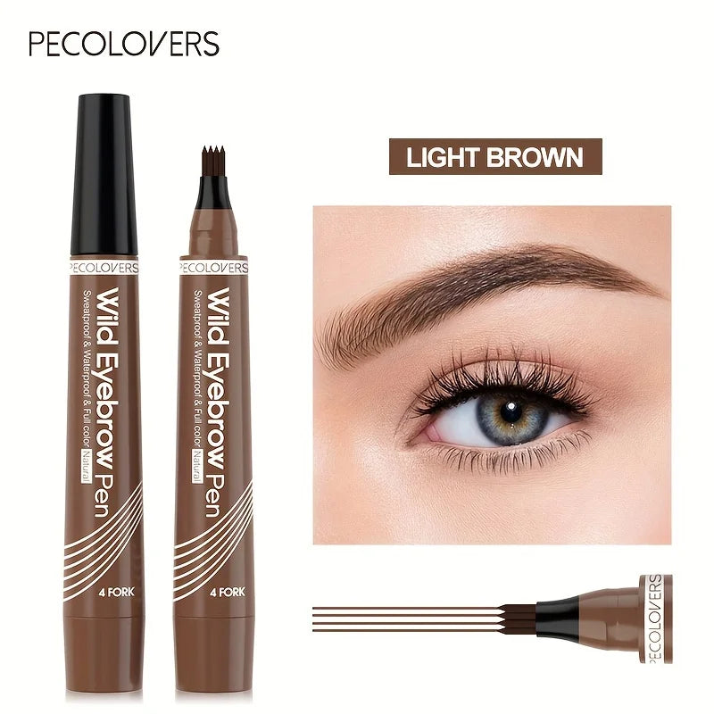 4-Tip Waterproof Eyebrow Tattoo Pen