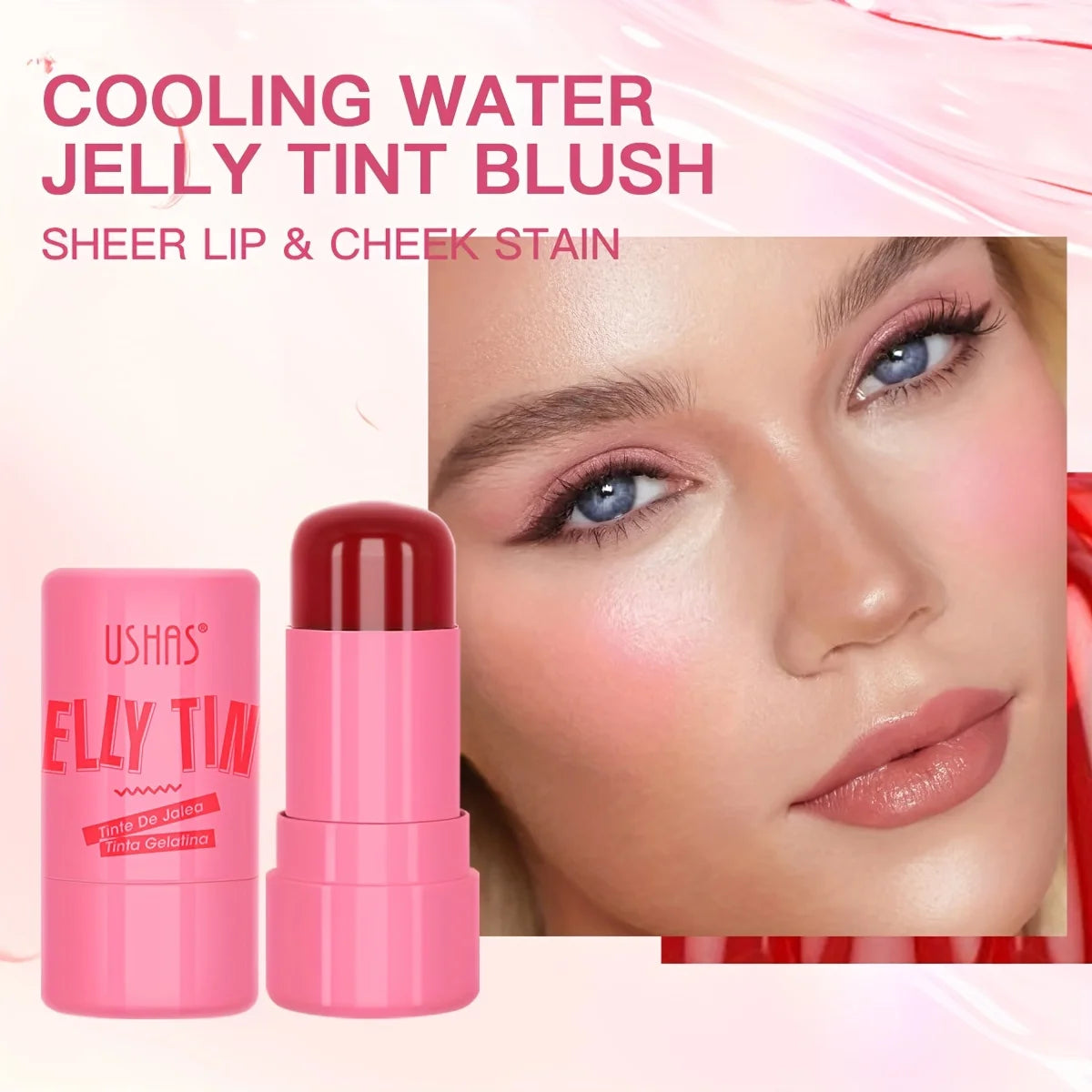 3-in-1 Jelly Blush Stick – Lip, Cheek & Eyes