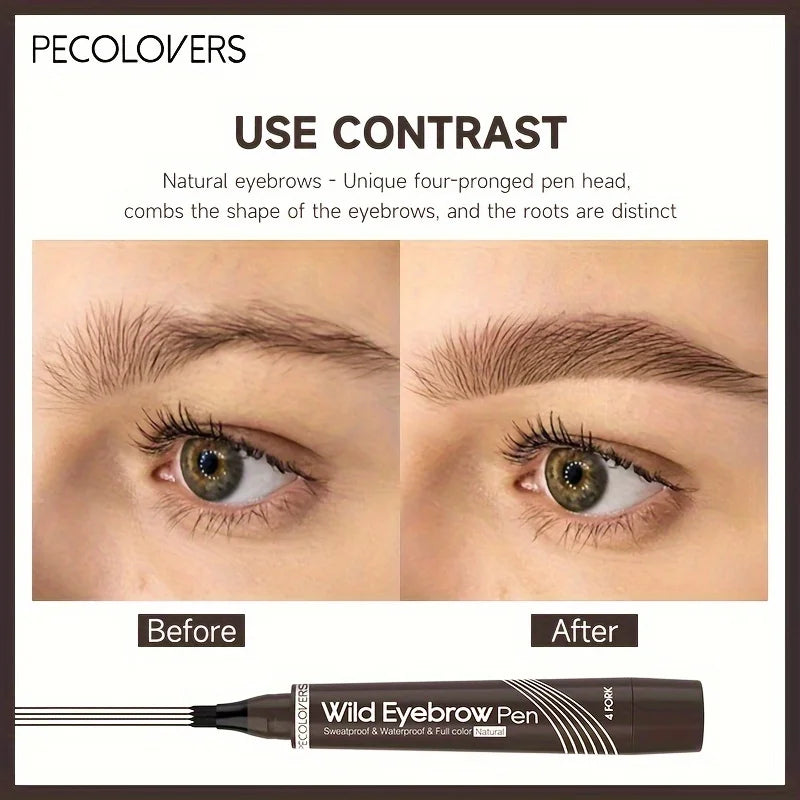 4-Tip Waterproof Eyebrow Tattoo Pen