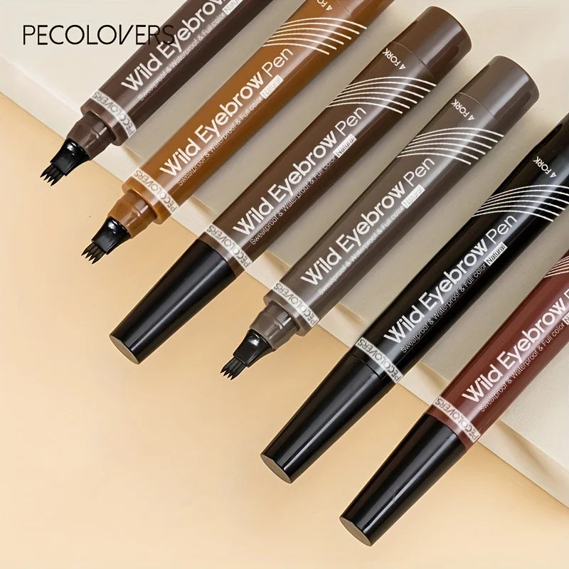 4-Tip Waterproof Eyebrow Tattoo Pen