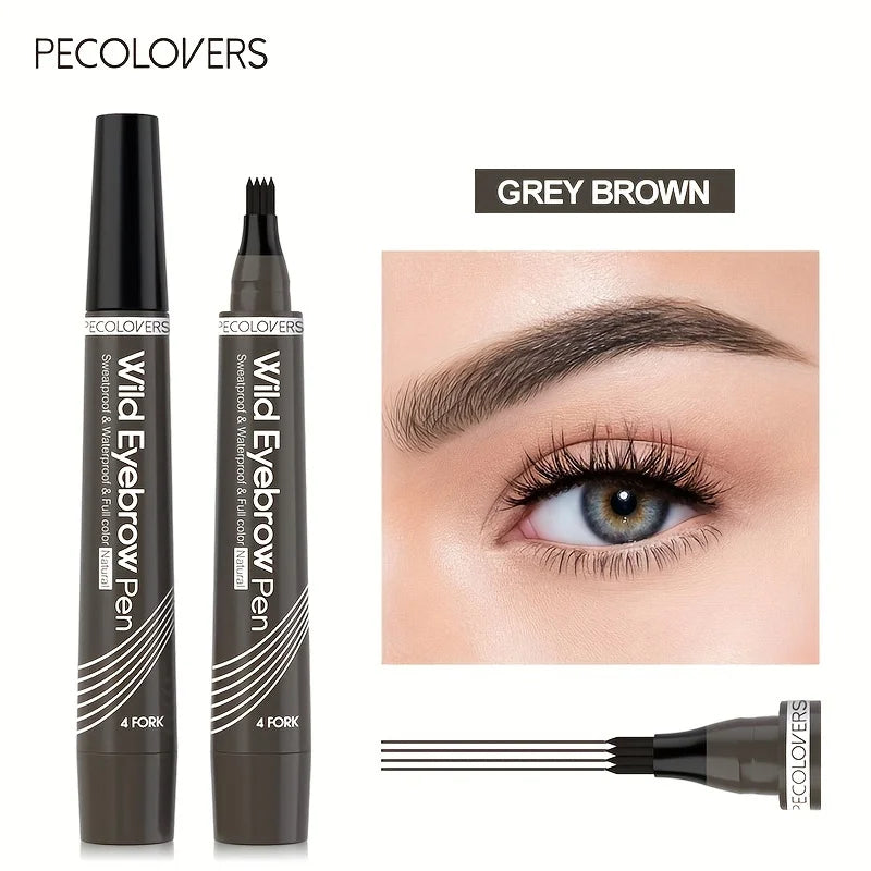 4-Tip Waterproof Eyebrow Tattoo Pen