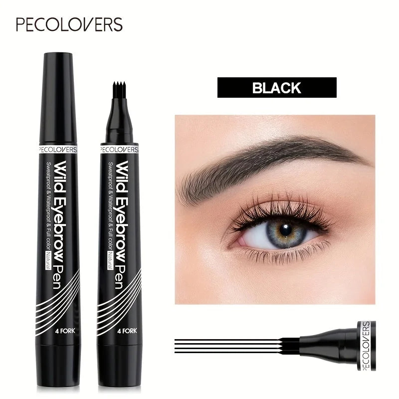 4-Tip Waterproof Eyebrow Tattoo Pen