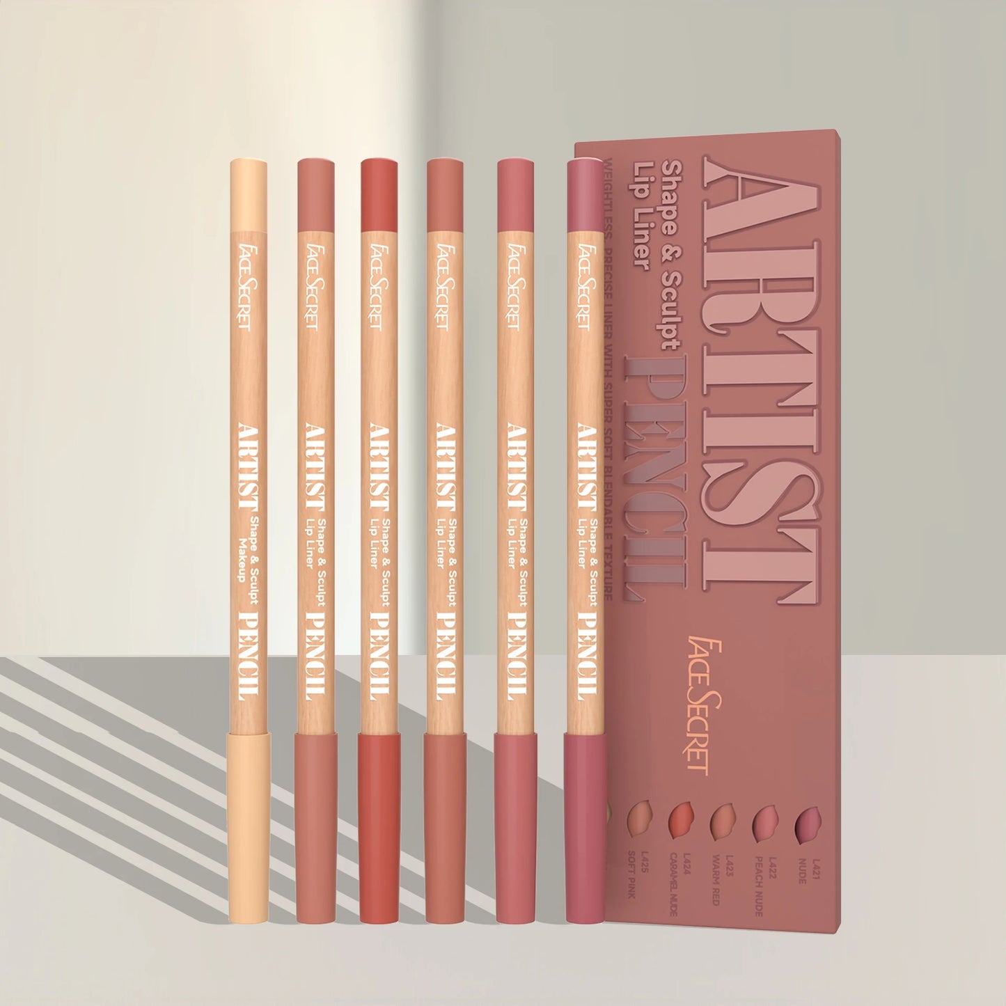 Soft Matte Sculpting Lip Liner Pencil Set