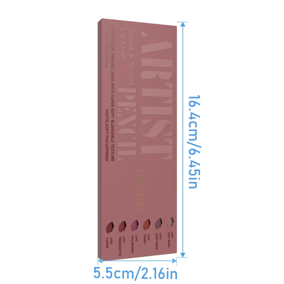 Soft Matte Sculpting Lip Liner Pencil Set