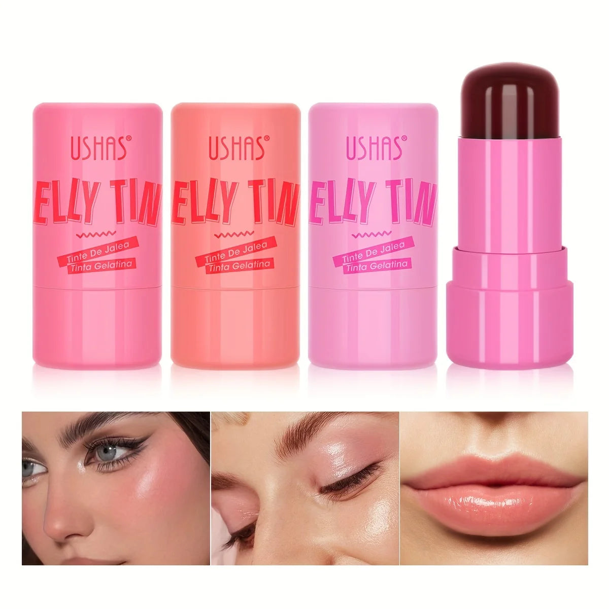 3-in-1 Jelly Blush Stick – Lip, Cheek & Eyes