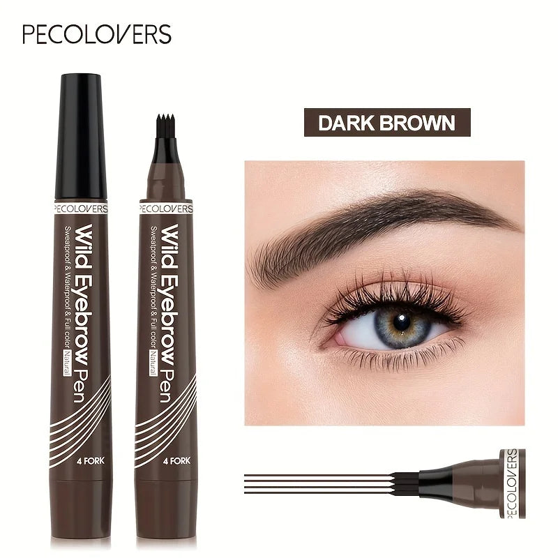 4-Tip Waterproof Eyebrow Tattoo Pen