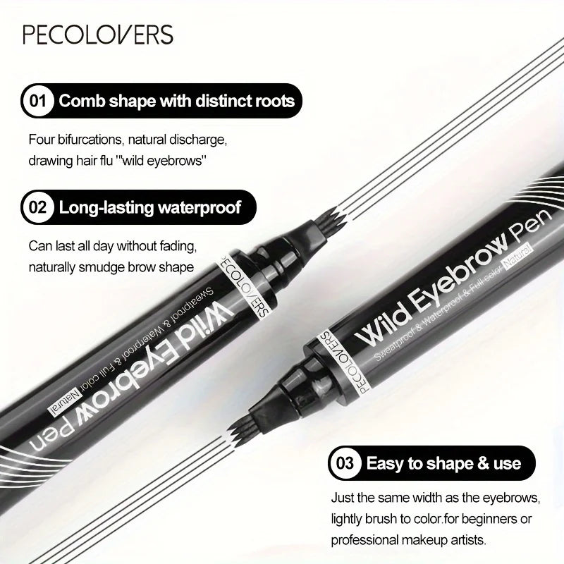 4-Tip Waterproof Eyebrow Tattoo Pen