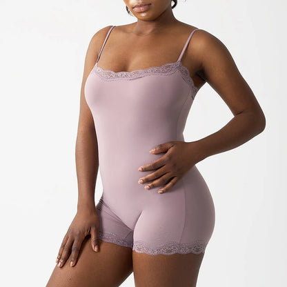 Lace Square Neck Bodysuit