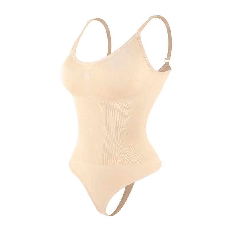 Smoothing Sculpt Thong Bodysuit Shapewear