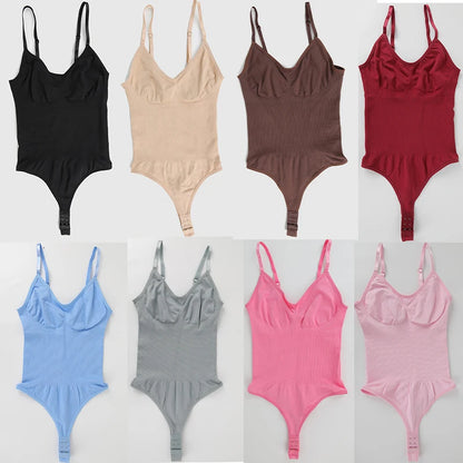 Smoothing Sculpt Thong Bodysuit Shapewear